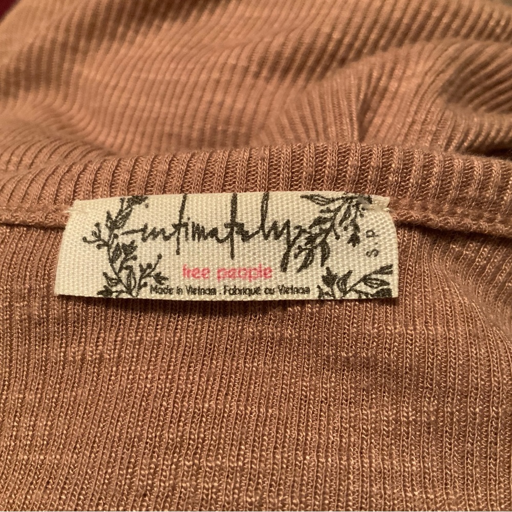 Intimately Free People Tank Top Ribbed size s-p - Picture 4 of 5
